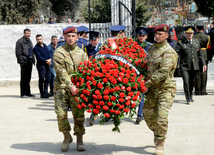 Azerbaijan buries its martyrs. Azerbaijan, Baku, 11 apr. 2016